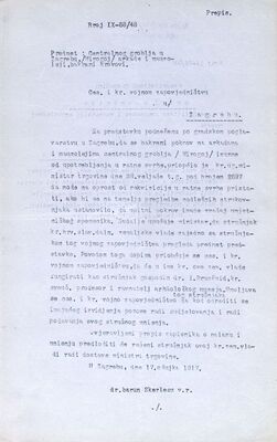 Zagreb - Kompleks groblja Mirogoj, bakreni krovovi arkada i mauzoleja