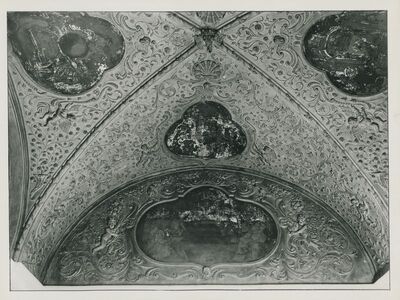 Lepoglava - Bivši pavlinski samostan, stucco dekoracija s oslikanim medaljonima