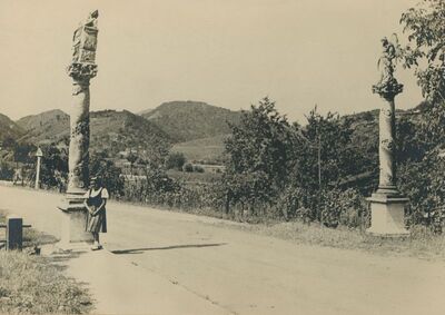 Lepoglava - Dva pila na ulazu u mjesto, Navještenje