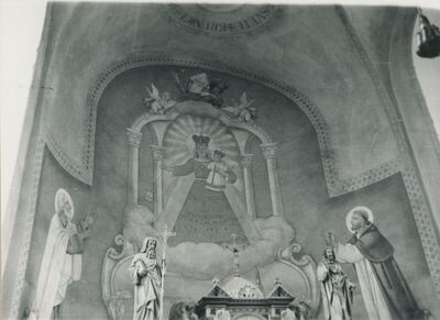 Ludbreg - Župna crkva sv. Trojstva, zidna slika