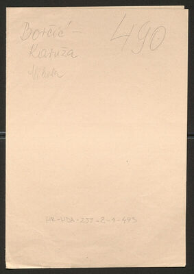 Borčić-Karuza, Nikola, 15.4.1900. Policijski karton