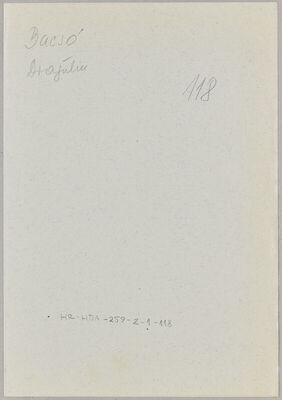 Bacsó, Dragutin, 28.1.1904. Policijski karton