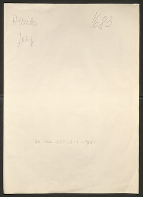 Hauk, Josip, 1905. Policijski karton