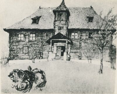 Škarićevo Donje (Krapina) - Kurija Škarićevo, crtež