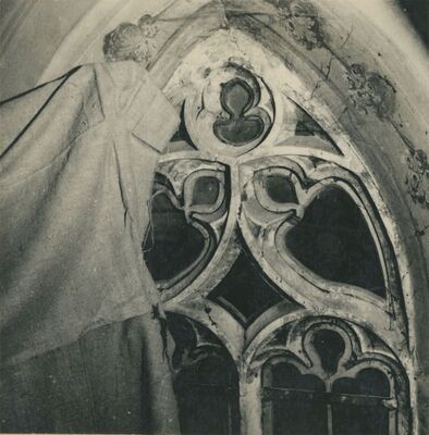 Lepoglava - Župna crkva, krunište gotičkog prozora