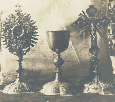 Lovrečan (Zlatar Bistrica) - Kapela sv. Lovre, liturgijsko posuđe