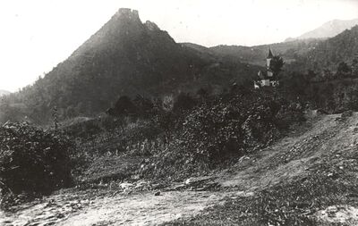 Okić - Stari grad Okić, situacija