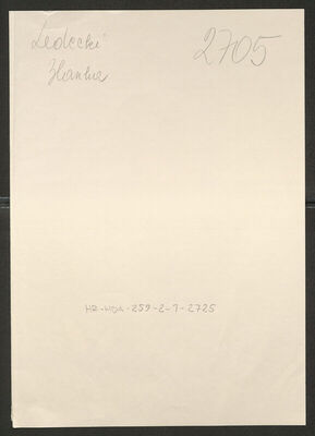 Ledecky, Blanka, 24.11.1914. Policijski karton