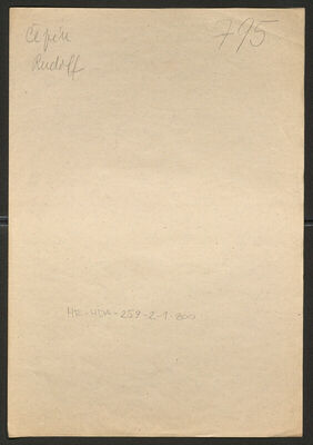 Čepin, Rudolf, 7.4.1898. Policijski karton