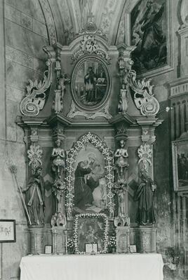 Novoselec - Crkva sv. Križa, oltar sv. Antuna Padovanskog