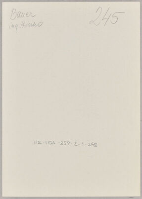 Bauer, Hinko, 17.1.1908. Policijski karton