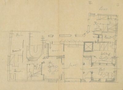 Adolf Loos, Studija tlocrta stana