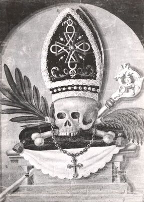 Samobor - Franjevačka crkva Uznesenja Blažene Djevice Marije, grb