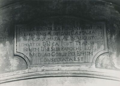 Trški Vrh (Krapina) - Crkva Majke Božje Jeruzalemske, unutrašnjost, detalj