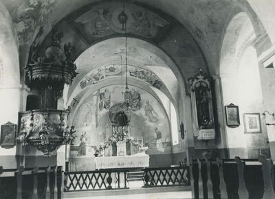 Ludbreg - Župna crkva sv. Trojstva, unutrašnjost