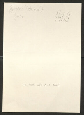 Gjurović, Boško, 1900. Policijski karton