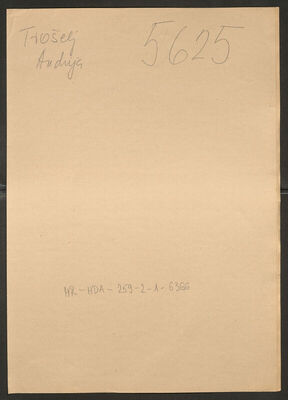 Trošelj, Andrija, 2.12.1912. Policijski karton