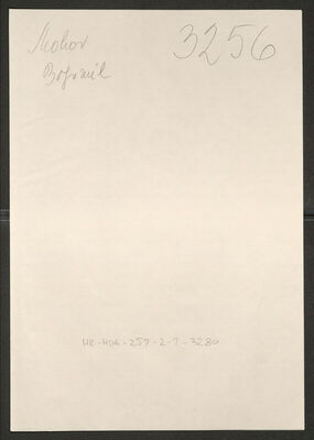 Mohor, Bogumil, 12.9.1921. Policijski karton