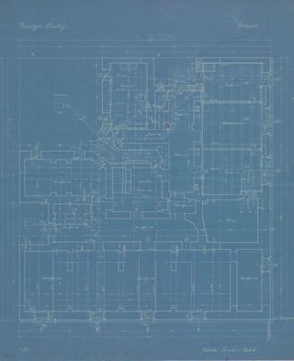 Stambena zgrada Lustig, tlocrt/podrum