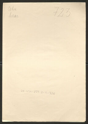 Cohn, Maks, 1900. Policijski karton