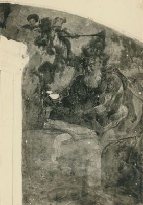 Lepoglava - Pavlinski samostan, Zidna slika u ljetnom refektoriju, sv. Jeronim