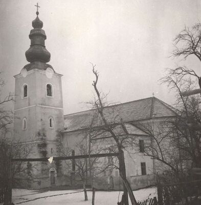 Poljanica Bistranska - Kompleks crkve sv. Nikole, pogled s jugoistoka
