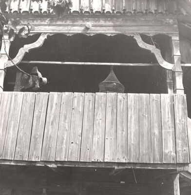 Mraclin - Tradicijska kuća, detalj trijema