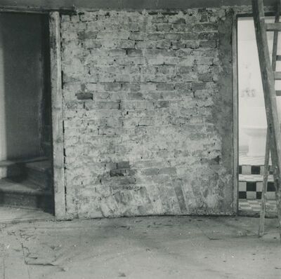 Trakošćan - dvorac, cigleni luk u lovačkoj dvorani