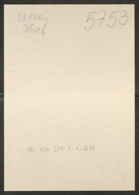 Vadnay, Ištvan, 1902. Policijski karton