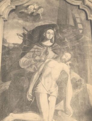 Oborovo - Crkva sv. Jurja Mučenika i sv. Jakova Apostola, oltarna slika