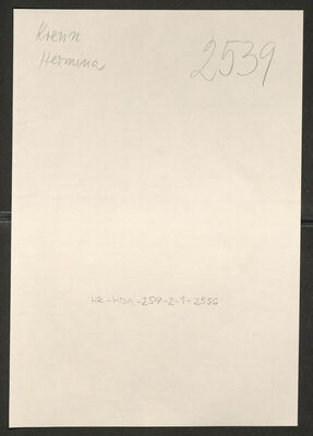 Krenn, Hermina, 6.10.19213. Policijski karton