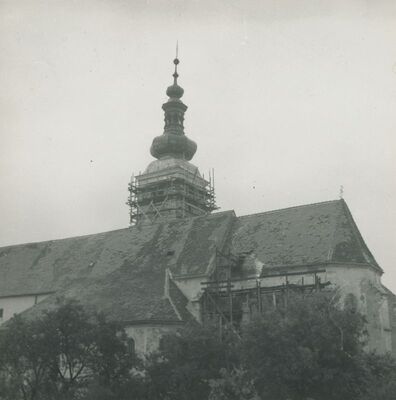 Lepoglava - Bivša pavlinska crkva, radovi na tornju