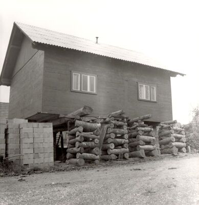 Lukinić Brdo - Tradicijska drvena prizemnica, podizanje