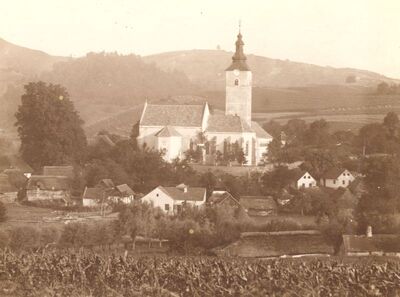 Remetinec - Crkva Blažene Djevice Marije, bočno pročelje i zvonik