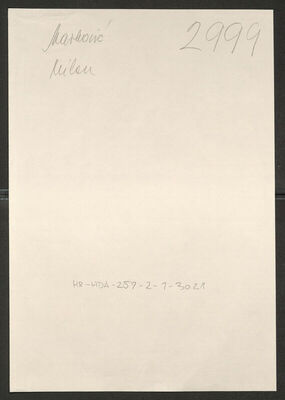 Marković, Milan, 31.9.1915. Policijski karton