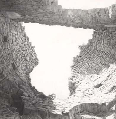 Podcetin (Cetingrad) - Stari grad Cetin, polukupola 