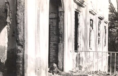 Januševec - Dvorac Januševec, detalj južnog pročelja