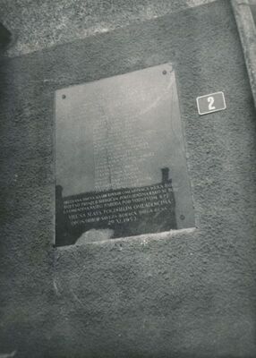 Duga Resa - Spomen ploča