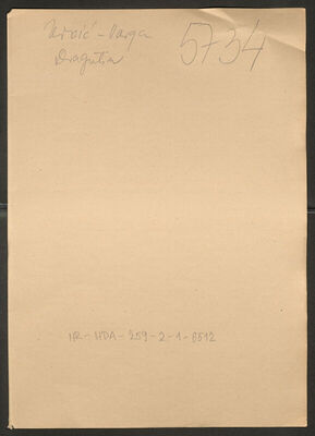 Uroić-Varga, Dragutin, 06.1907. Policijski karton