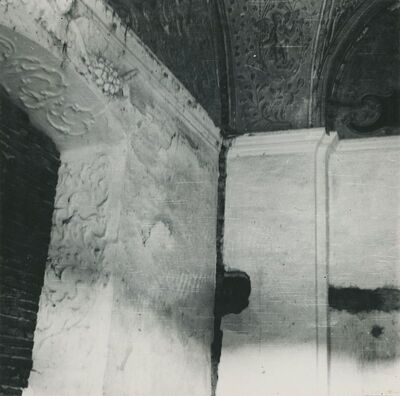 Lepoglava - Župna crkva, zid biblioteke, detalj