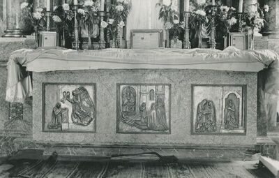 Mače - Župna crkva Bezgrešnog Začeća Blažene Djevice Marije, unutrašnjost, detalj