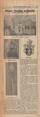 Obnova olovskog prošteništa