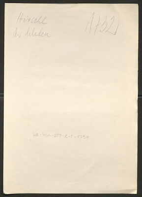 Hirschl, Mladen, 28.10.1900. Policijski karton