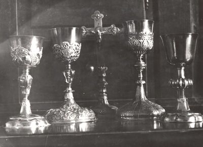 Remetinec - Crkva Blažene Djevice Marije, kaleži i pacifal