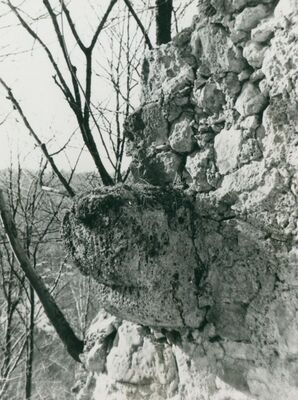 Zelingrad - Stari grad Zelingrad, konzola na stambenoj kuli