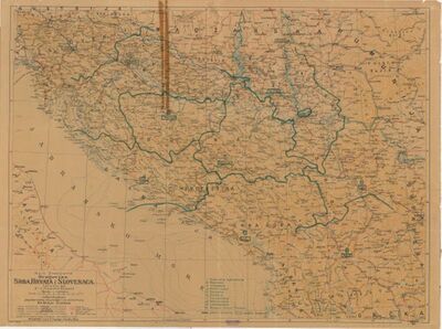 Mali zemljovid Kraljevine Srba, Hrvata i Slovenaca