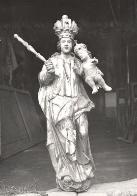 Gornji Tkalec - Kapela Uznesenja Blažene Djevice Marije, kip Bogorodice s Djetetom