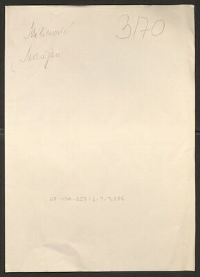 Milinović, Marijan, 5.4.1910. Policijski karton