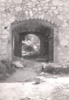 Samobor - Stari grad, ulaz u sjeverozapadnu kulu