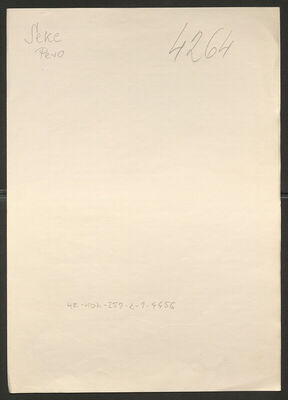 Seke, Pero. Policijski karton